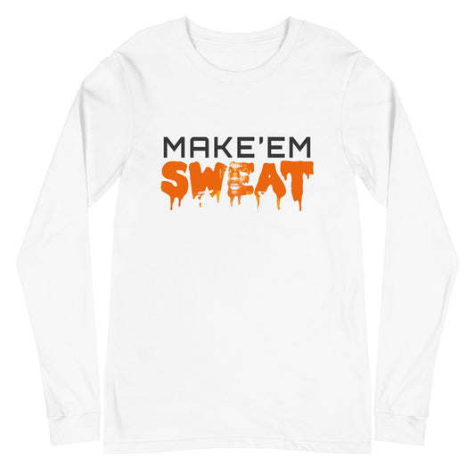 T'Vondre Sweat "Make'Em Sweat" Long Sleeve Tee - Fan Arch