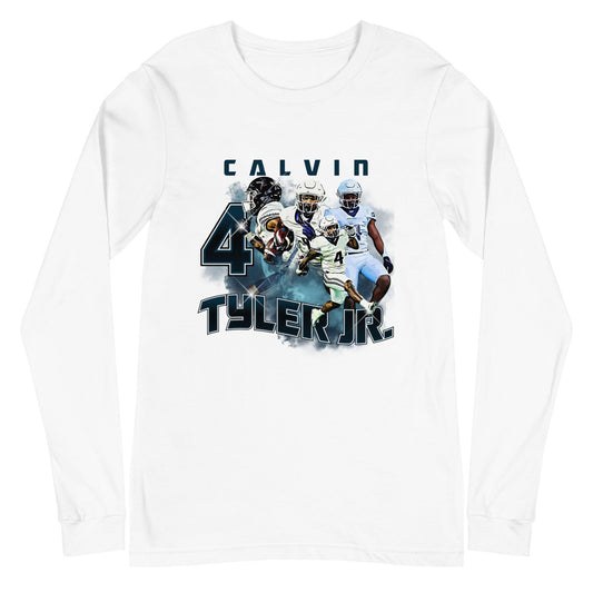 Calvin Tyler Jr. "Vintage" Long Sleeve Tee - Fan Arch