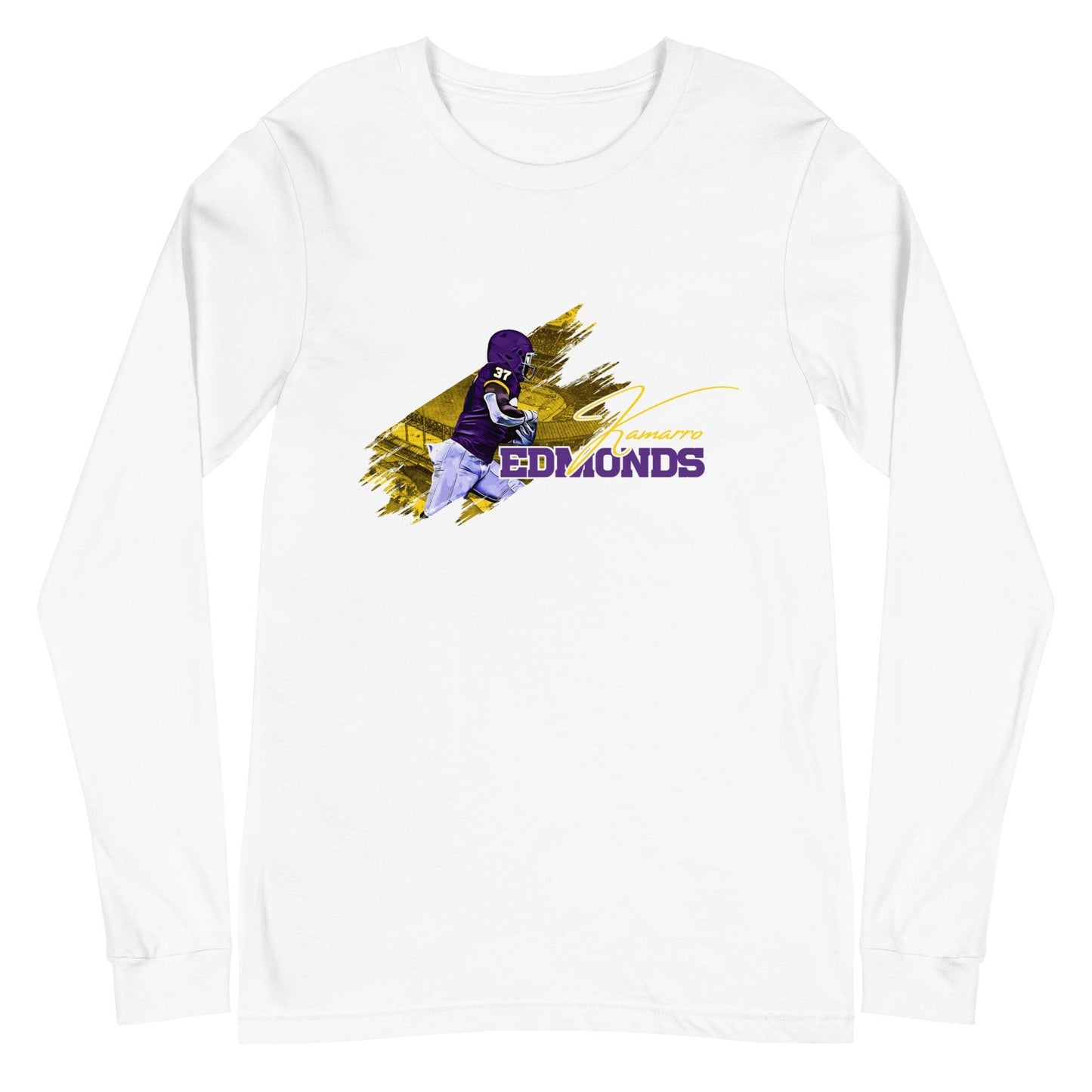Kamarro Edmonds "Gameday" Long Sleeve Tee - Fan Arch