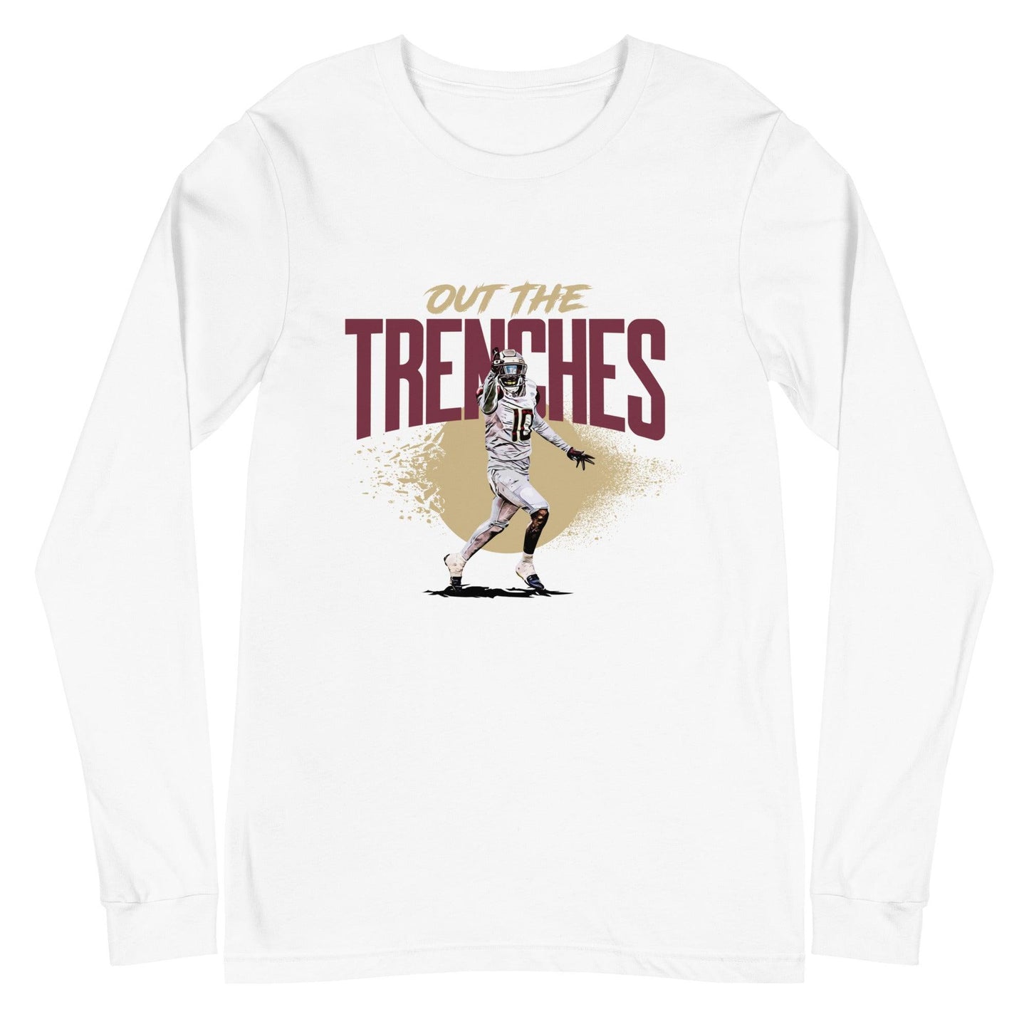 Jammie Robinson "Out The Trenches" Long Sleeve Tee - Fan Arch