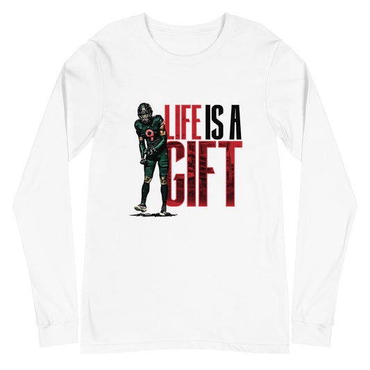 Avery Huff Jr. “Gifted” Long Sleeve Tee - Fan Arch