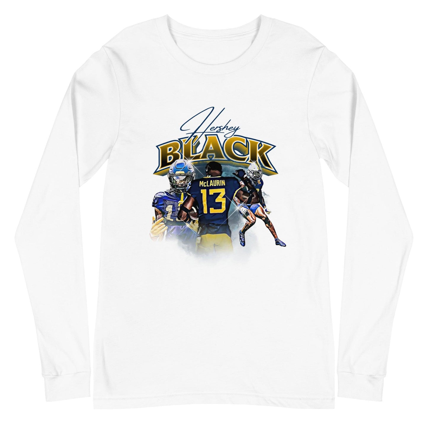 Hershey Black “Heritage” Long Sleeve Tee - Fan Arch