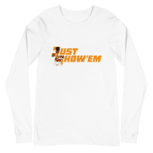 Jatavion Sanders "Show'em" Long Sleeve Tee - Fan Arch