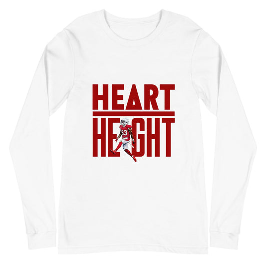 Greg Dortch "Heart Over Height" Long Sleeve Tee - Fan Arch