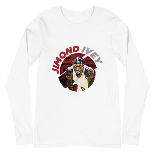 Jimond Ivey "Baller" Long Sleeve Tee - Fan Arch