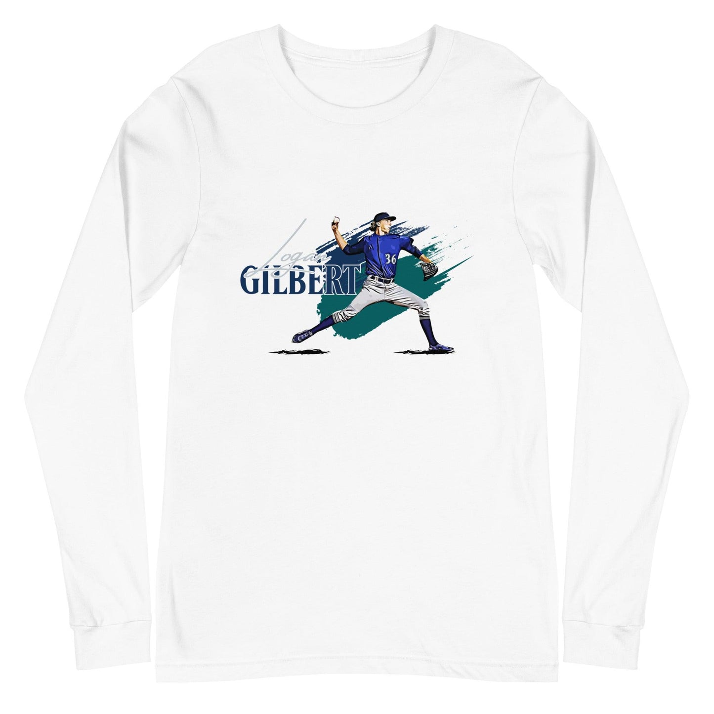 Logan Gilbert "Essential" Long Sleeve Tee - Fan Arch