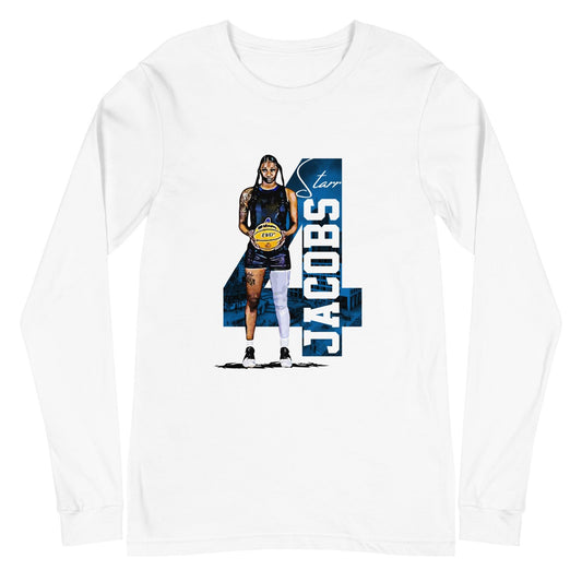 Starr Jacobs "Royalty" Long Sleeve Tee - Fan Arch