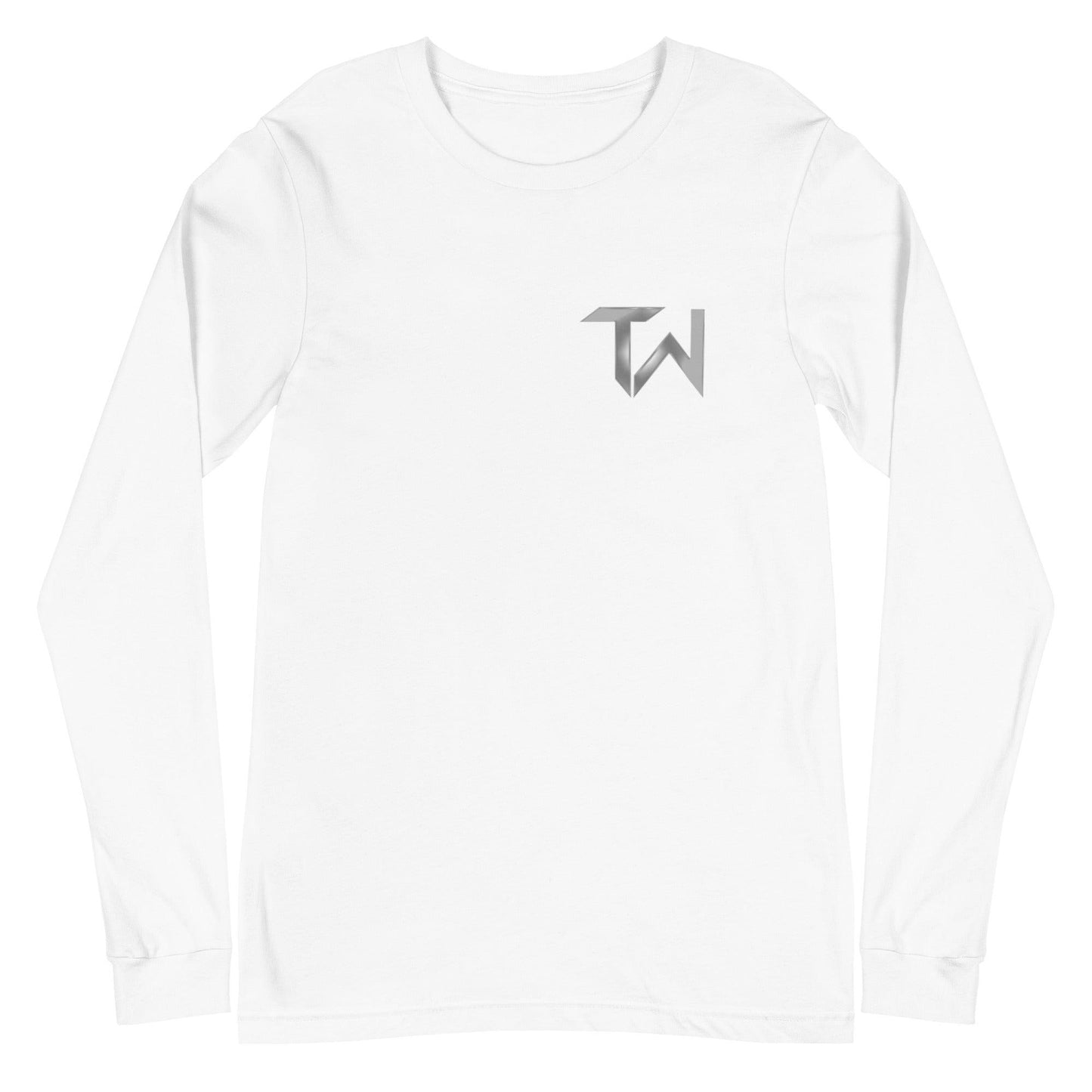 Tre White "TW" Long Sleeve Tee - Fan Arch