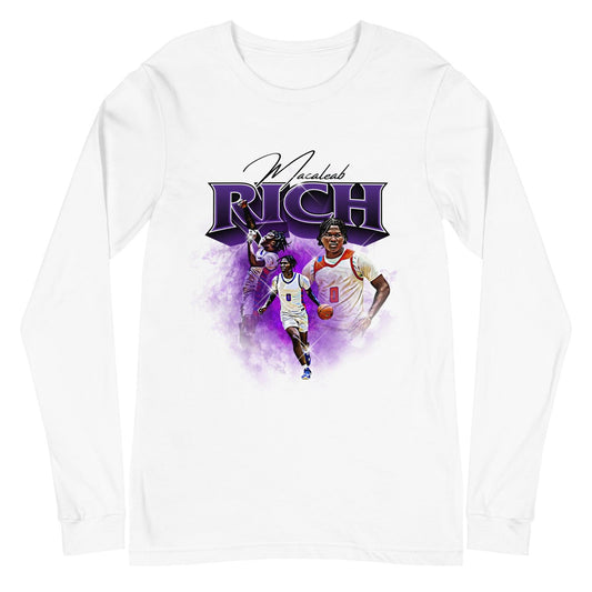 Macaleab Rich "Vintage" Long Sleeve Tee - Fan Arch