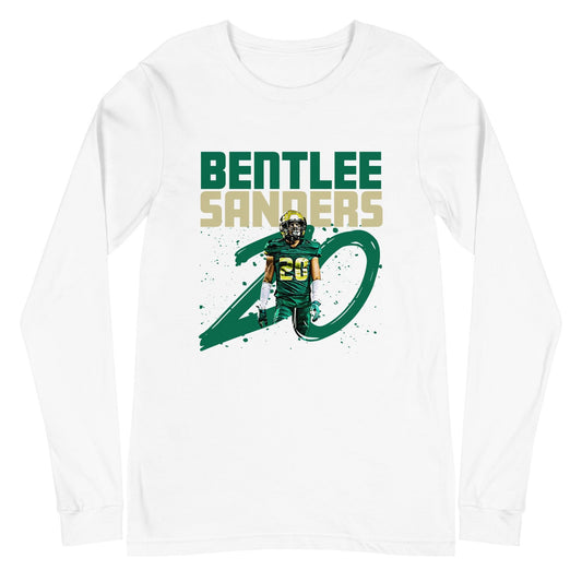 Bentlee Sanders "Gameday" Long Sleeve Tee - Fan Arch