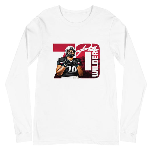 Phillip Wilder "Gameday" Long Sleeve Tee - Fan Arch