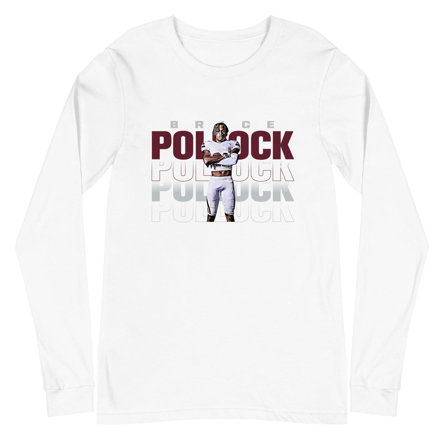 Brice Pollock "Gameday" Long Sleeve Tee - Fan Arch