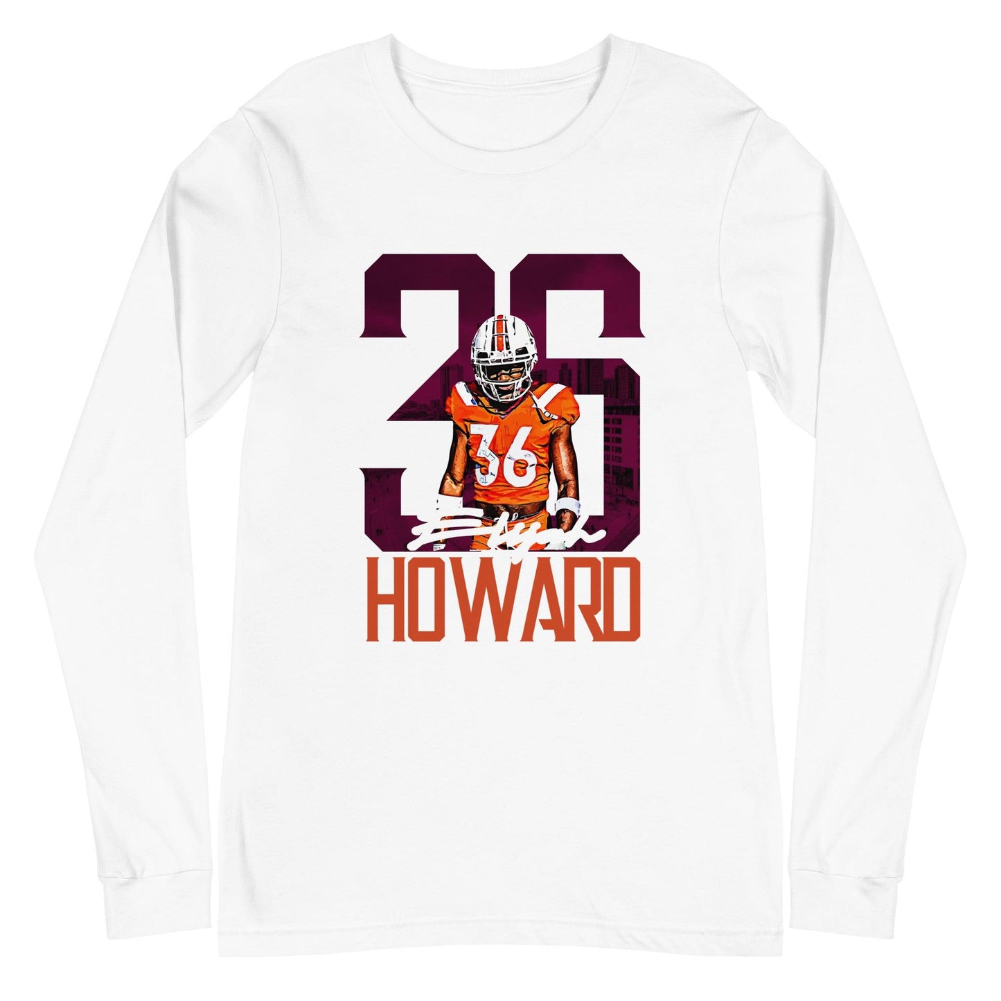 Elijah Howard "Gameday" Long Sleeve Tee - Fan Arch