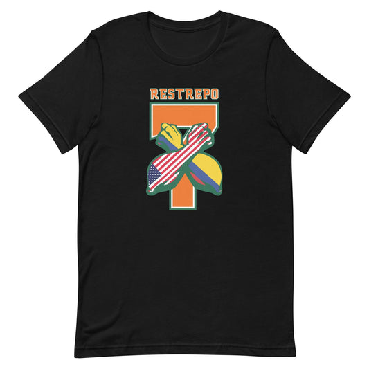 Xavier Restrepo "Represent" t-shirt - Fan Arch