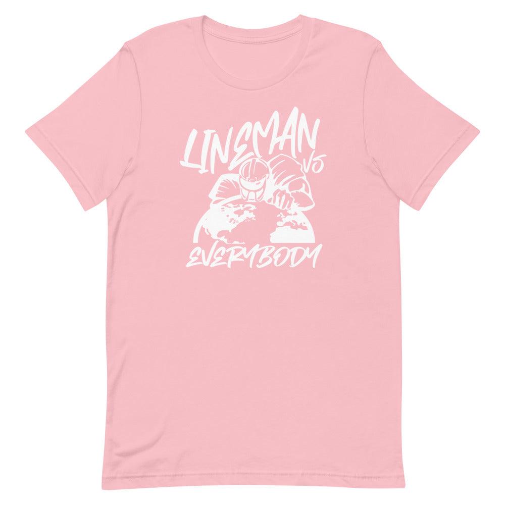 Leon Searcy "Lineman Vs. Everybody" T-Shirt - Fan Arch