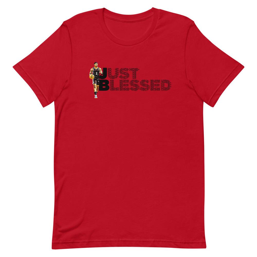 Jordan Burns "Just Blessed" T-Shirt - Fan Arch