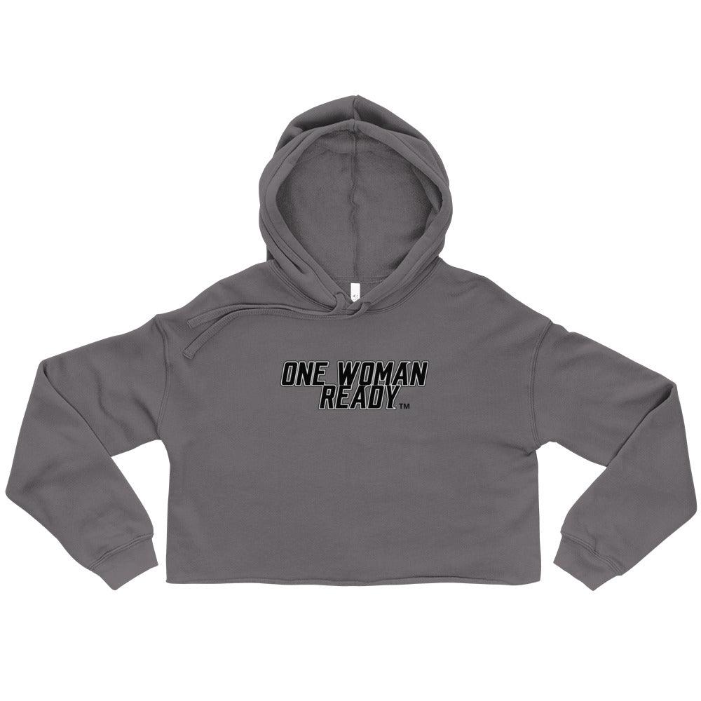 Edmond Robinson Jr. "One Women Ready" Cropped Hoodie - Fan Arch