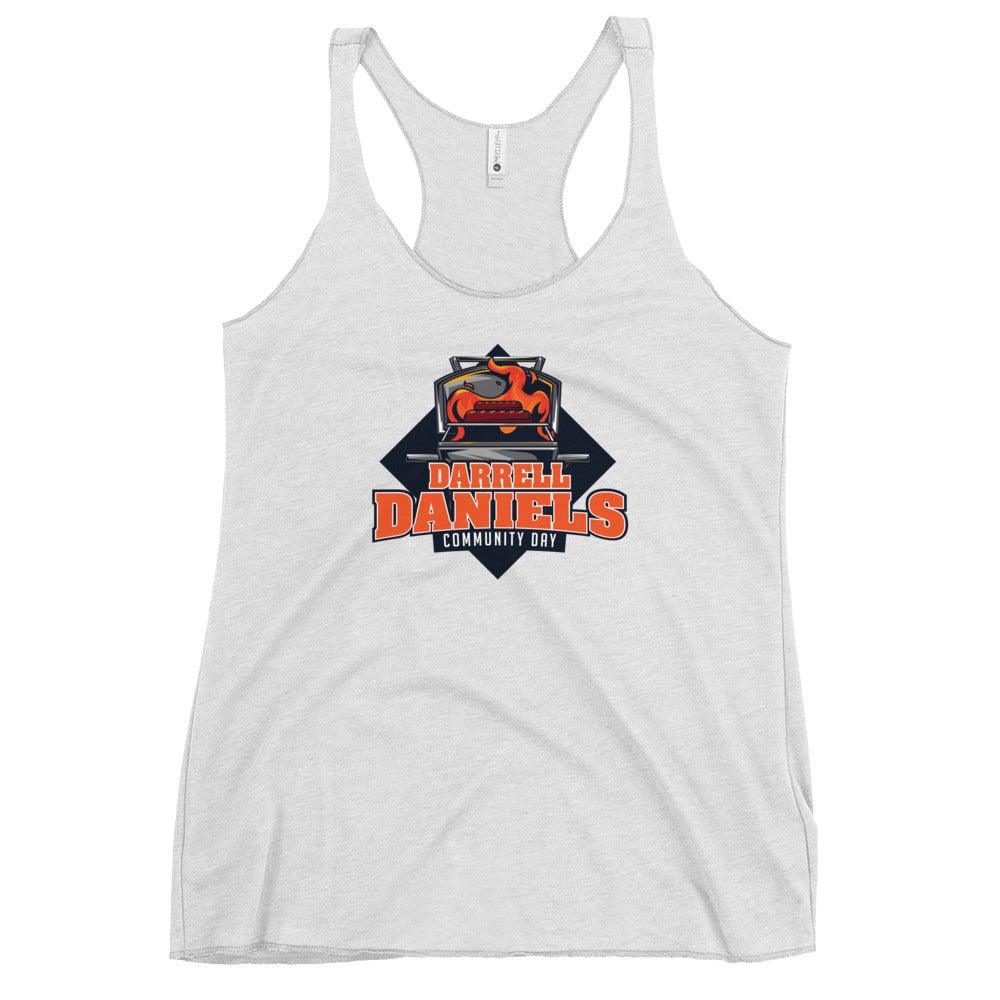 Darrell Daniels "Community Day" Women's Racerback Tank - Fan Arch