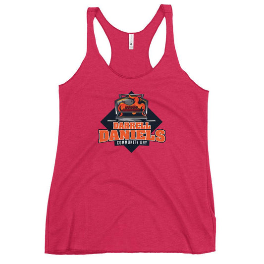 Darrell Daniels "Community Day" Women's Racerback Tank - Fan Arch