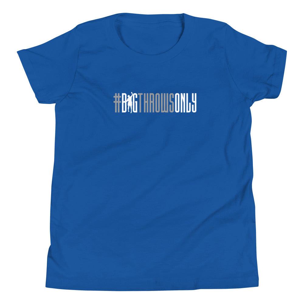 Josh Awotunde "#BigThrowsOnly" Youth T-Shirt - Fan Arch