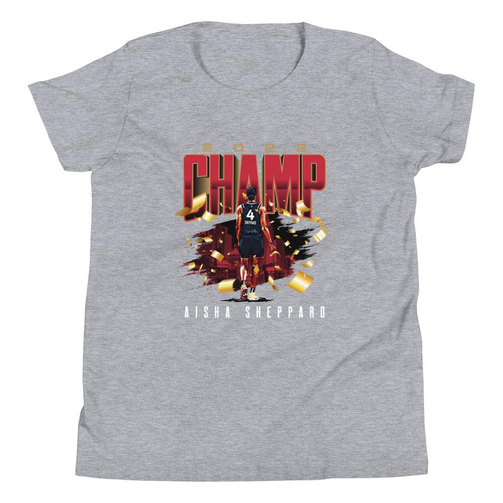 Aisha Sheppard "2022 Champ" Youth T-Shirt - Fan Arch