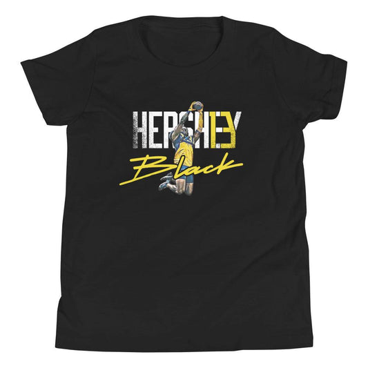 Hershey Black "Essential" Youth Short Sleeve T-Shirt - Fan Arch
