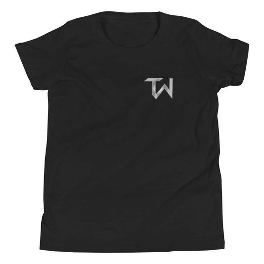 Tre White "TW" Youth T-Shirt - Fan Arch