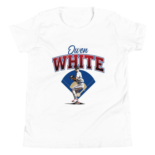 Owen White “Essential” Youth T-Shirt - Fan Arch
