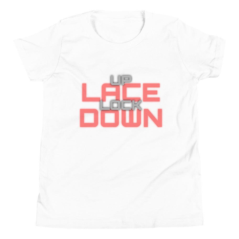 Angelo Sharpless "Lace Up Lock Down" Youth T-Shirt - Fan Arch