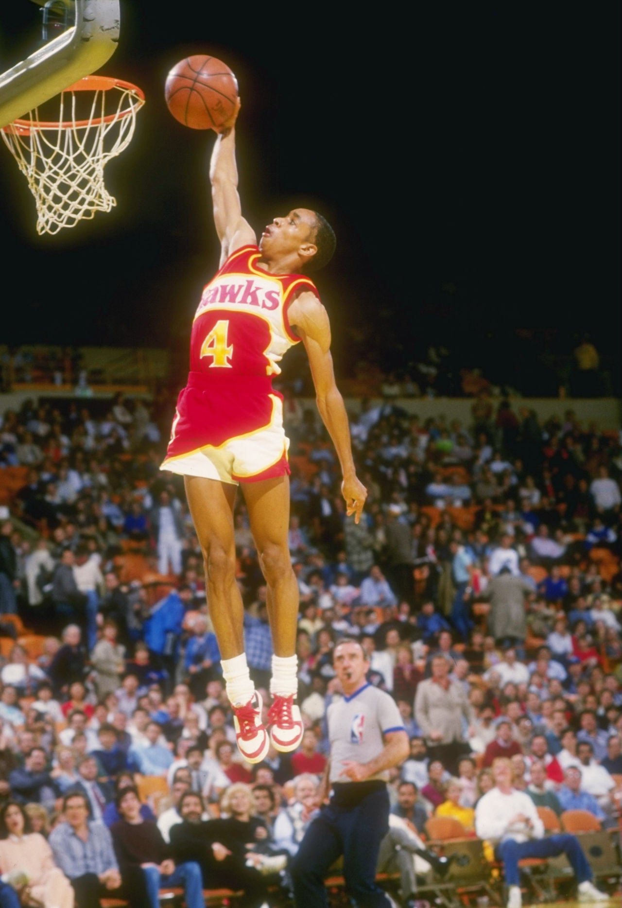 Spud Webb's vertical that propelled him into NBA stardom