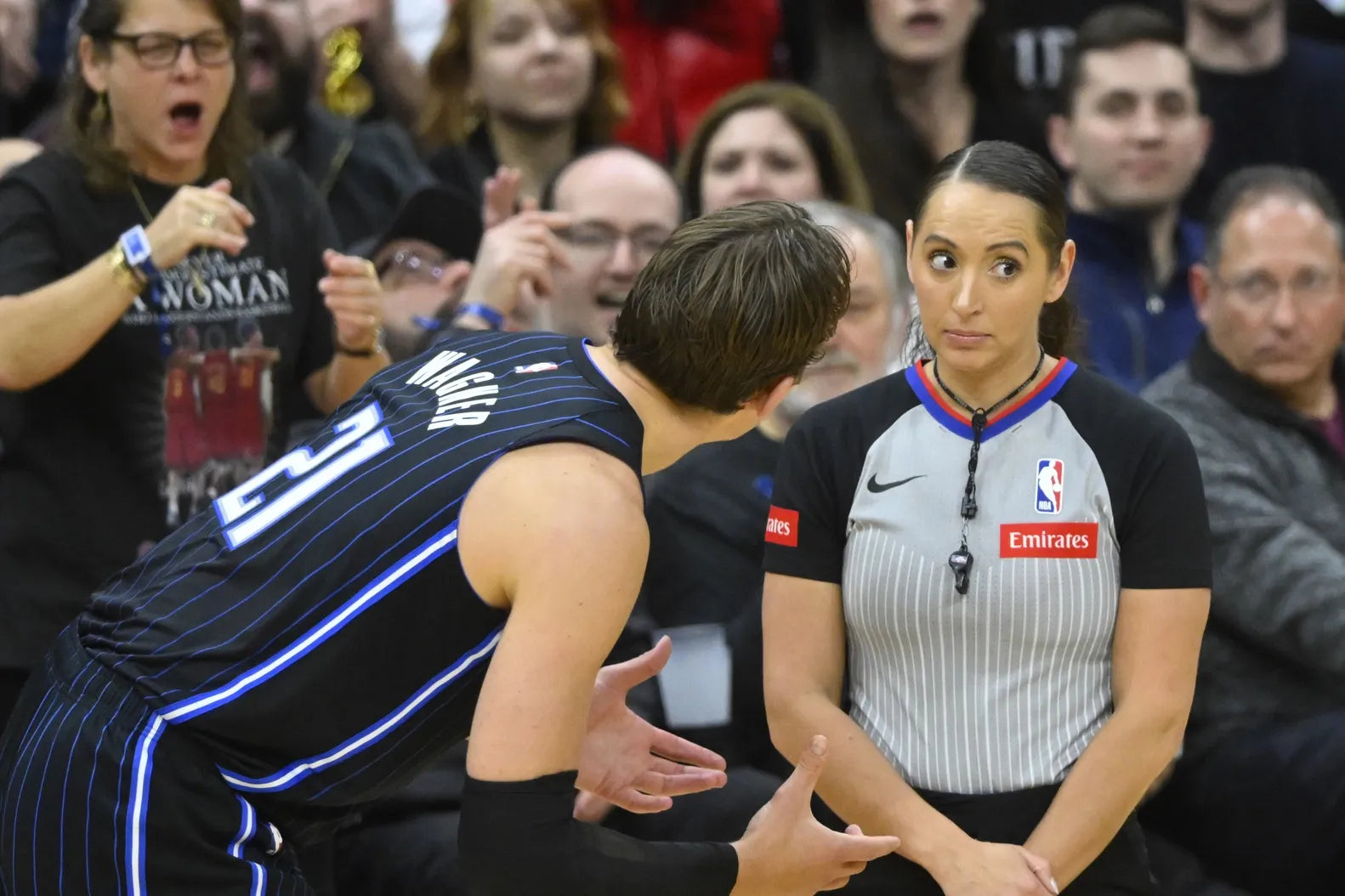 How many female referees are there in the NBA?