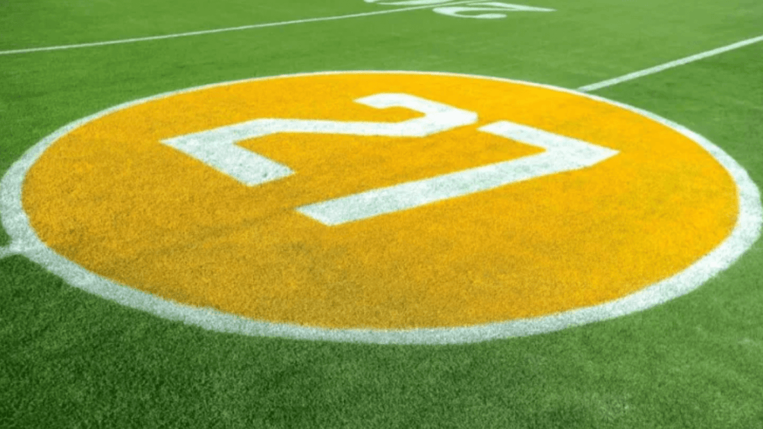 Why is 27 painted on the field at Neyland Stadium? - Fan Arch