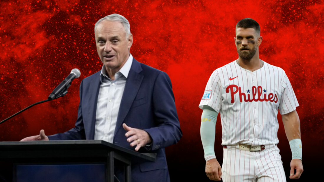 Bryce Harper Tells Rob Manfred Off: MLB Salary Cap Showdown Turns Fiery