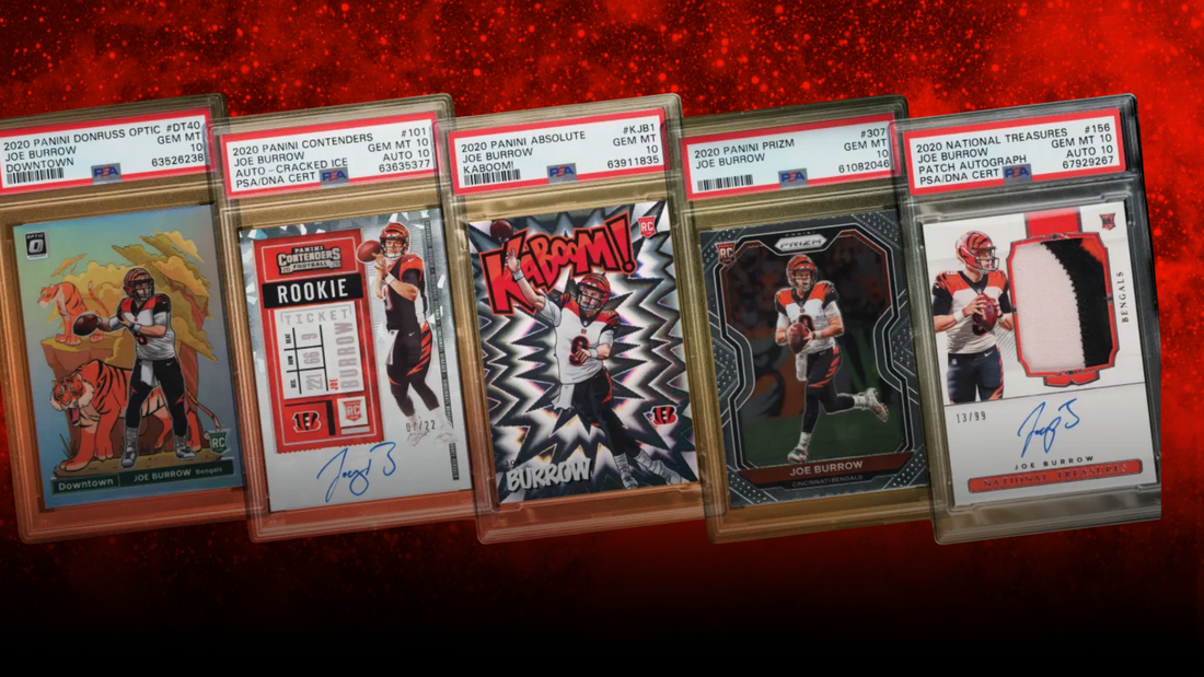 The Top 10 Most Valuable Joe Burrow Cards