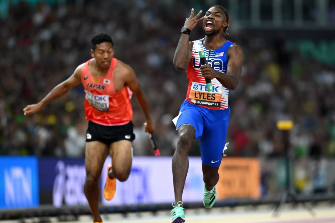 How fast was Noah Lyles in high school?