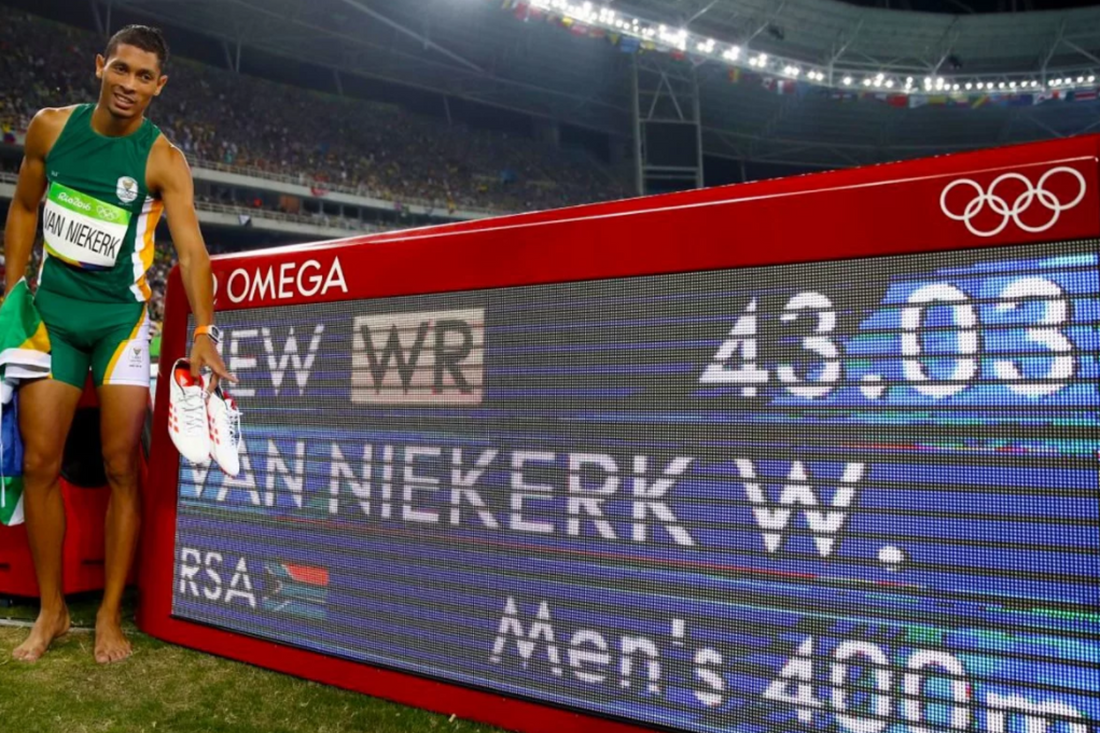 What is world record 400m?