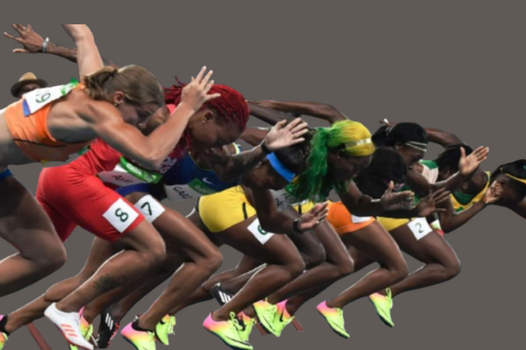 Track Runner Rivals why do track runners start at different places on the track by jayson ...