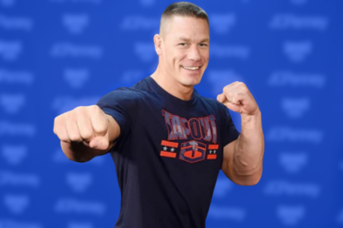 How did John Cena meet Elizabeth Huberdeau?