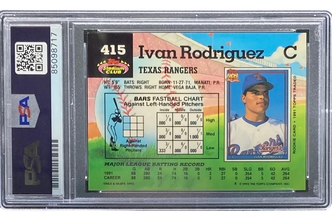 Are Ivan Rodriguez Rookie Cards worth anything in 2024?