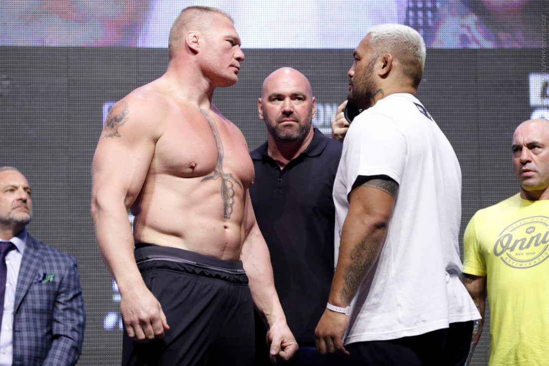 Why was Mark Hunt suing Brock Lesnar?