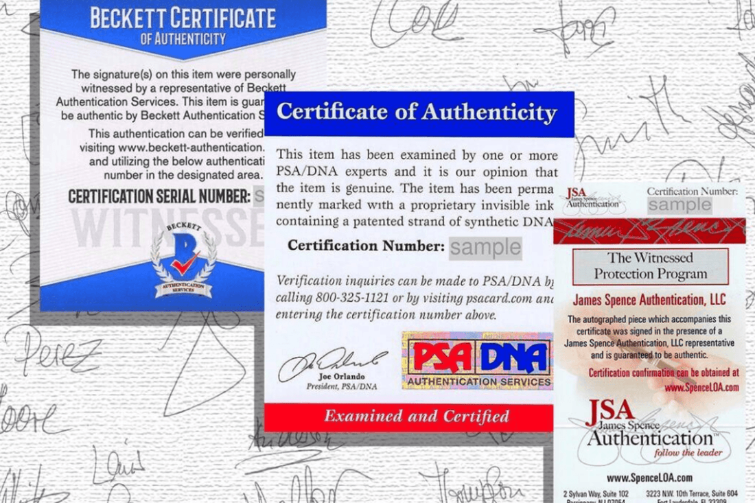 How do you know if a Certificate of Authenticity is Legit Fan Arch