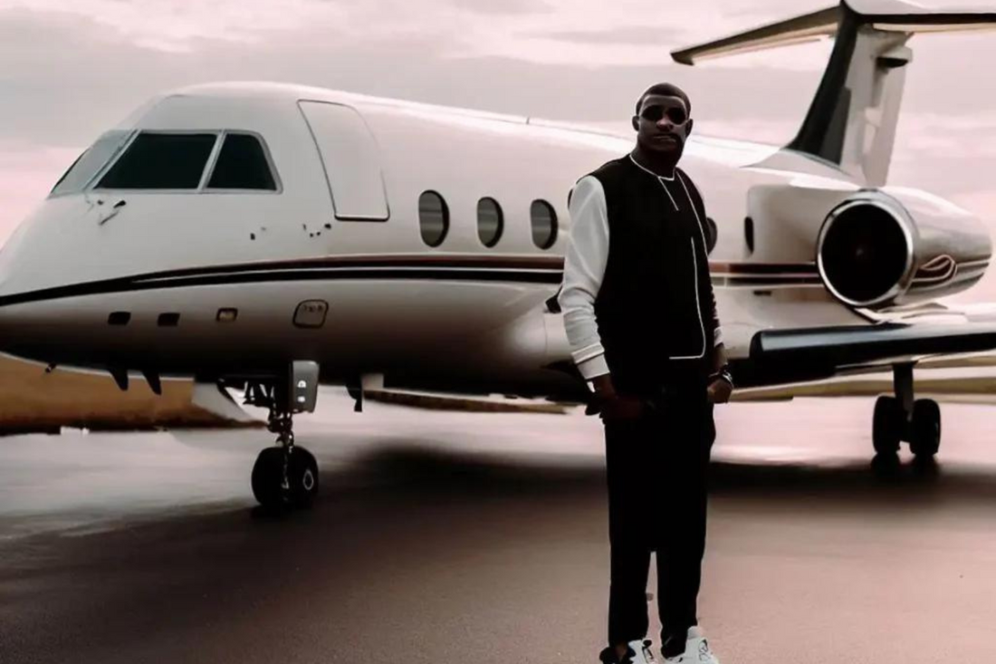 Which athlete owns a private jets?