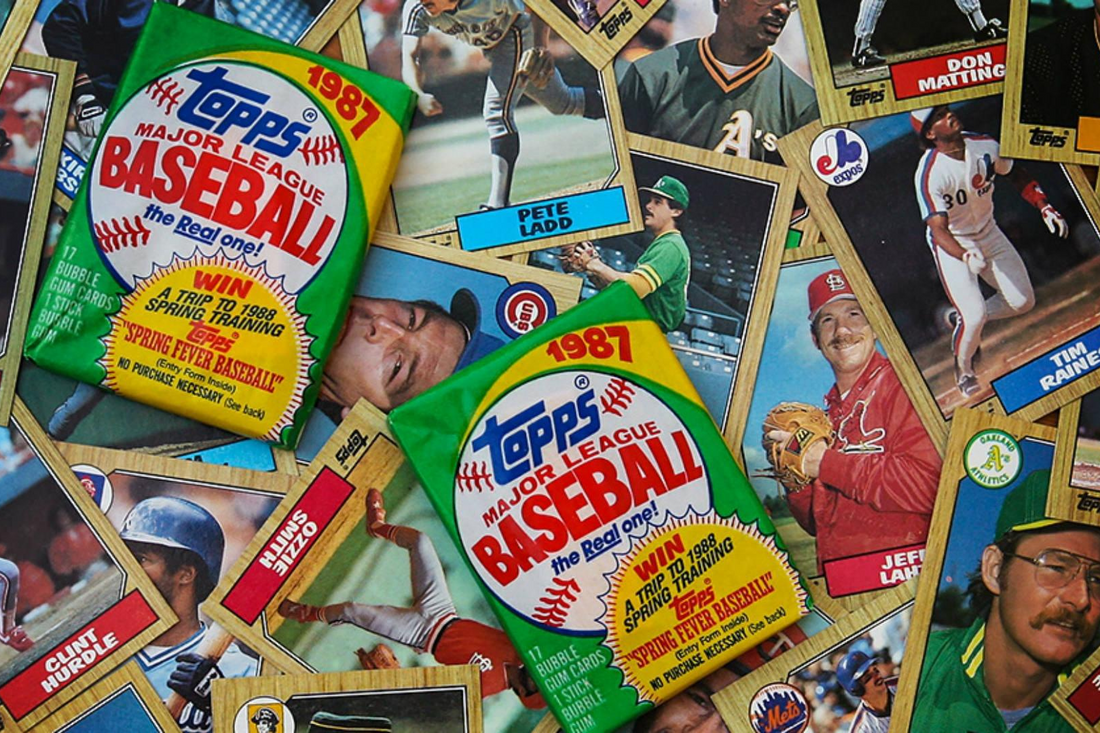What are baseball cards made out of?