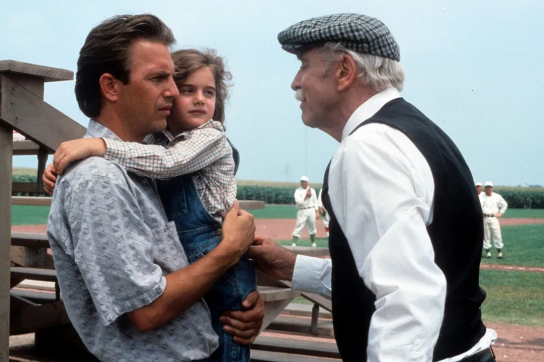 What happened to Terence Mann at the end of Field of Dreams?