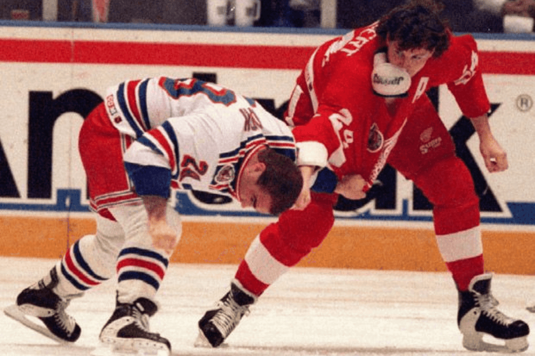The top 10 NHL Fights of All Time - Fan Arch