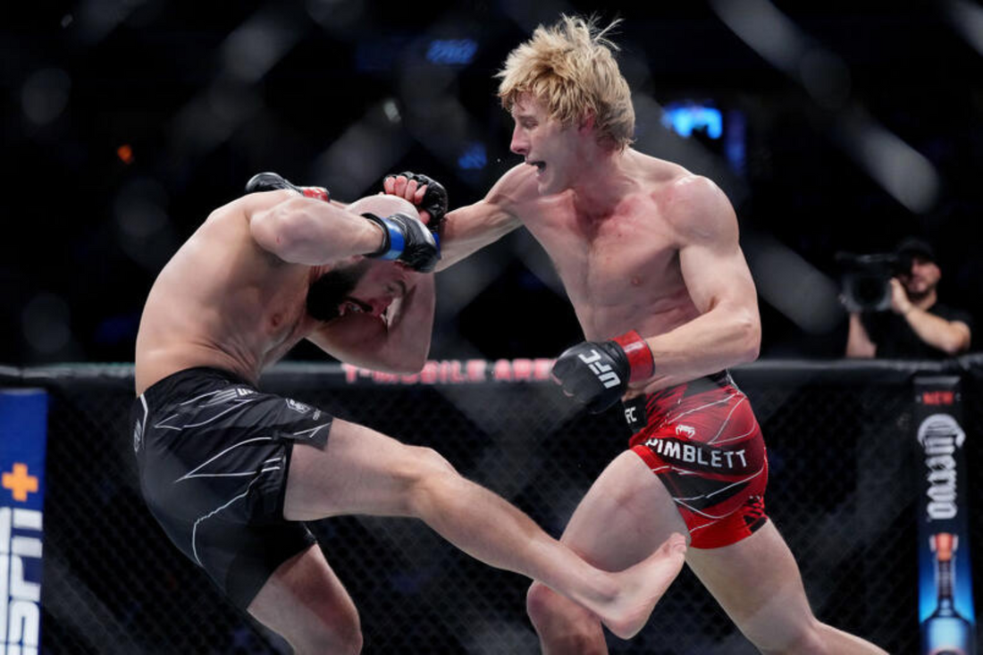 What is Paddy Pimblett ranked in the UFC in 2024?
