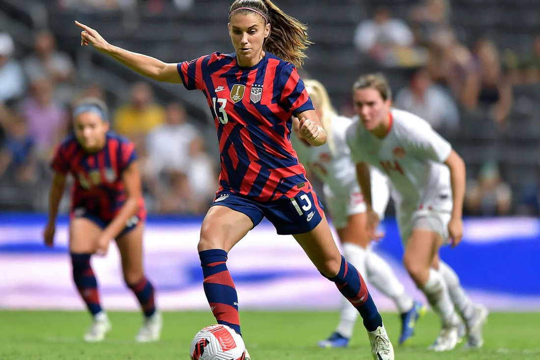 What age did Alex Morgan start playing soccer?