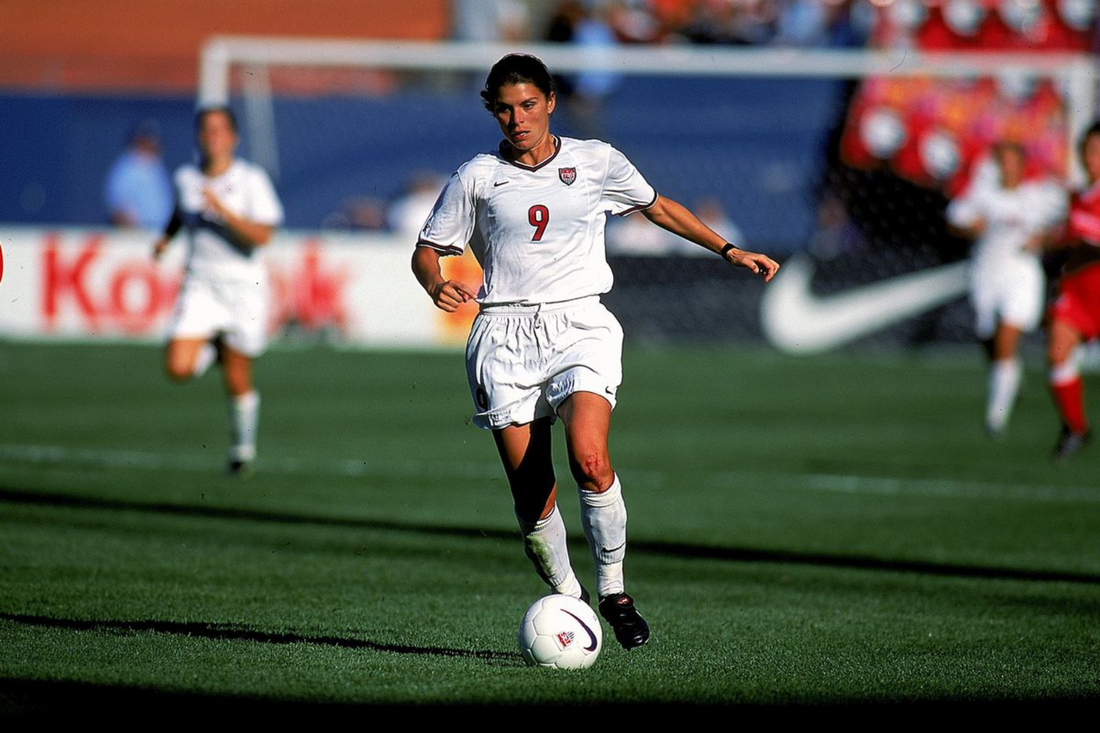 How many World Cups did Mia Hamm play in?