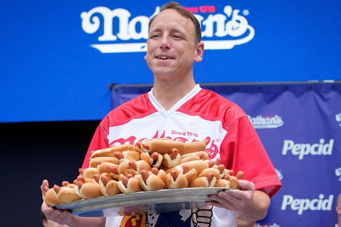 What is Joey Chestnut's real job?