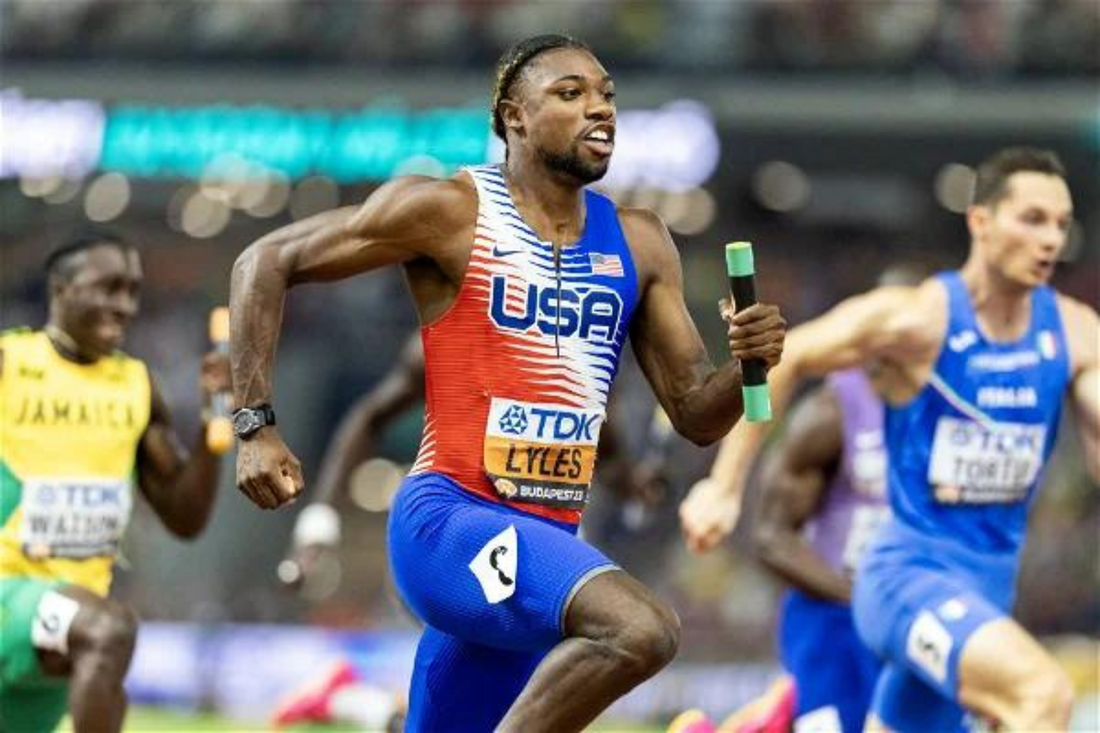 How fast was Noah Lyles in high school?